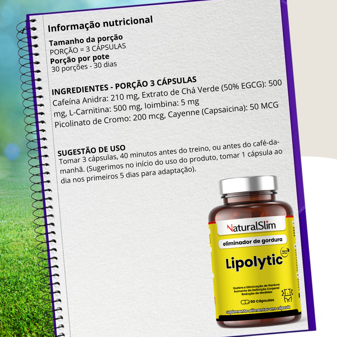 Lipolytic 90 Cápsulas NaturalSlim