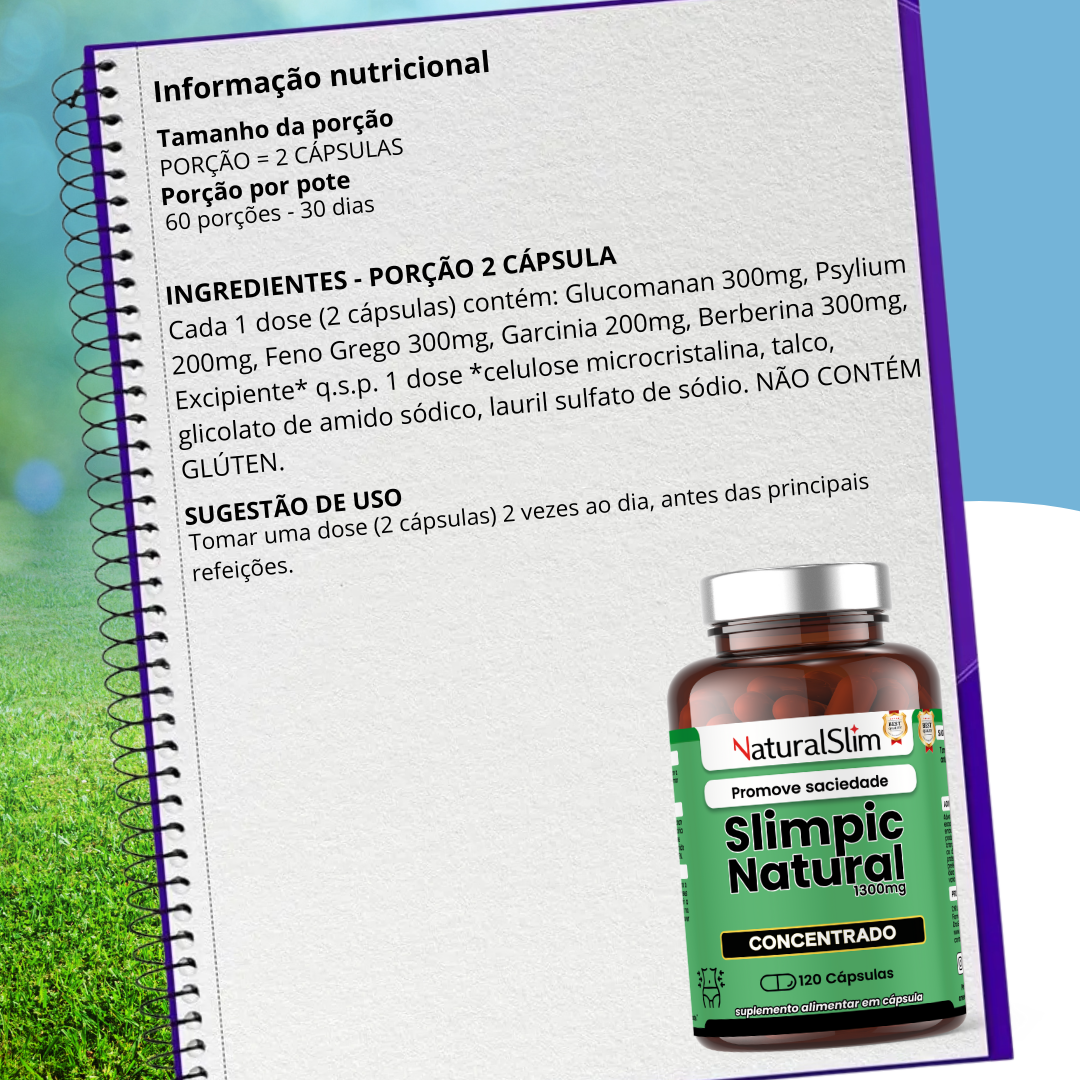 Slimpic Natural (ozempic) 120 Cápsulas / 60 Doses Premium