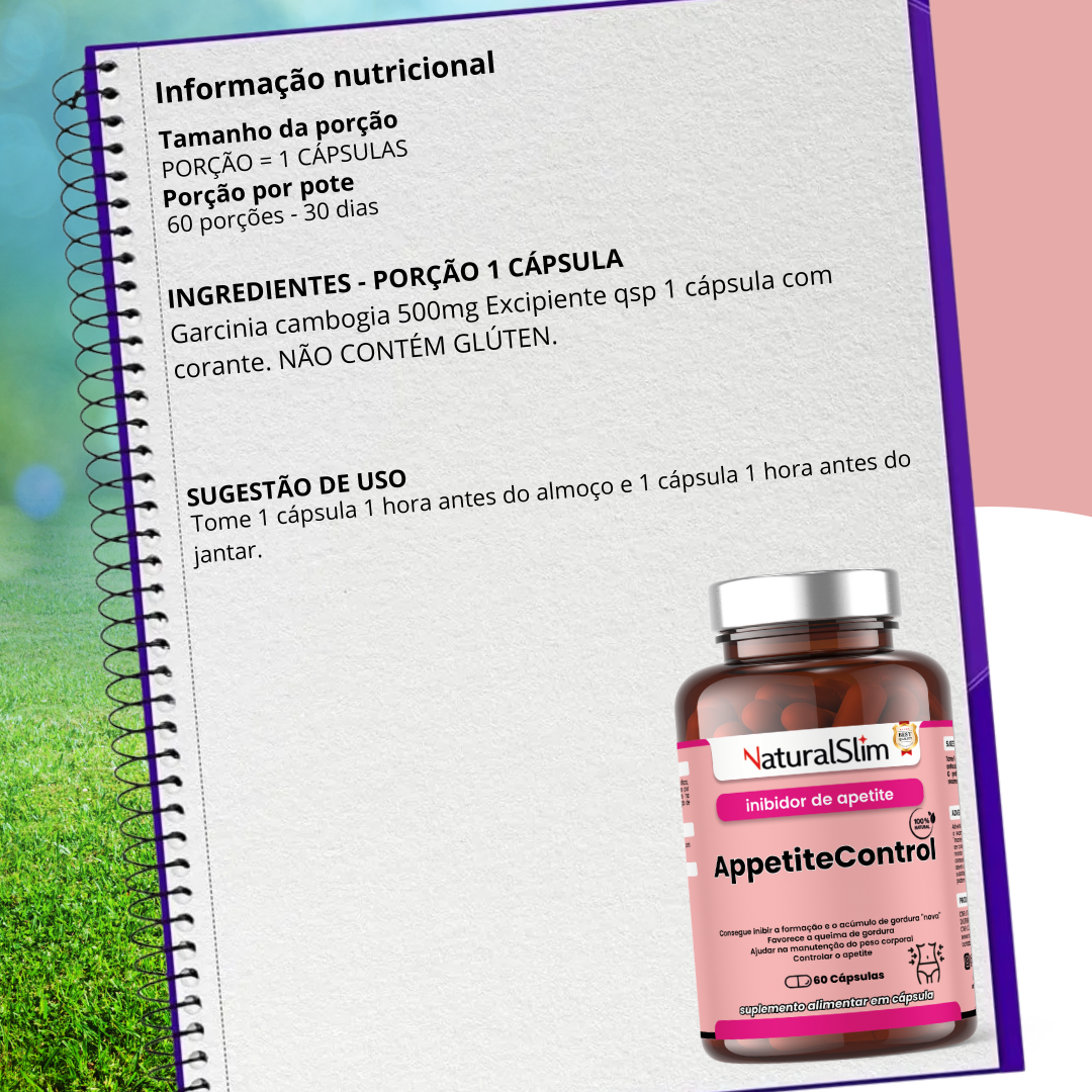 AppetiteControl 60 Cápsulas NaturalSlim