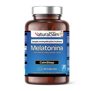 Melatonina 3mg CalmSleep NaturalSlim 30 Cápsulas