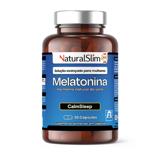 Tratamento combinado - Melatonina 3mg + Sono Perfeito CalmSleep NaturalSlim