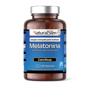 Melatonina 3mg CalmSleep NaturalSlim 30 Cápsulas