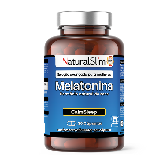 Melatonina 3mg CalmSleep NaturalSlim 30 Cápsulas