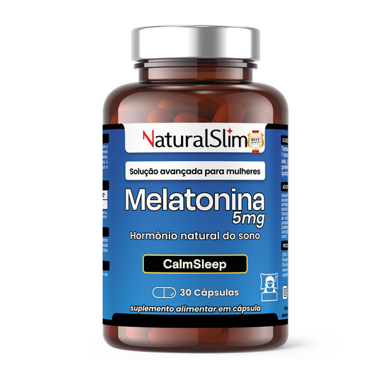 Melatonina 5mg CalmSleep NaturalSlim 30 Cápsulas