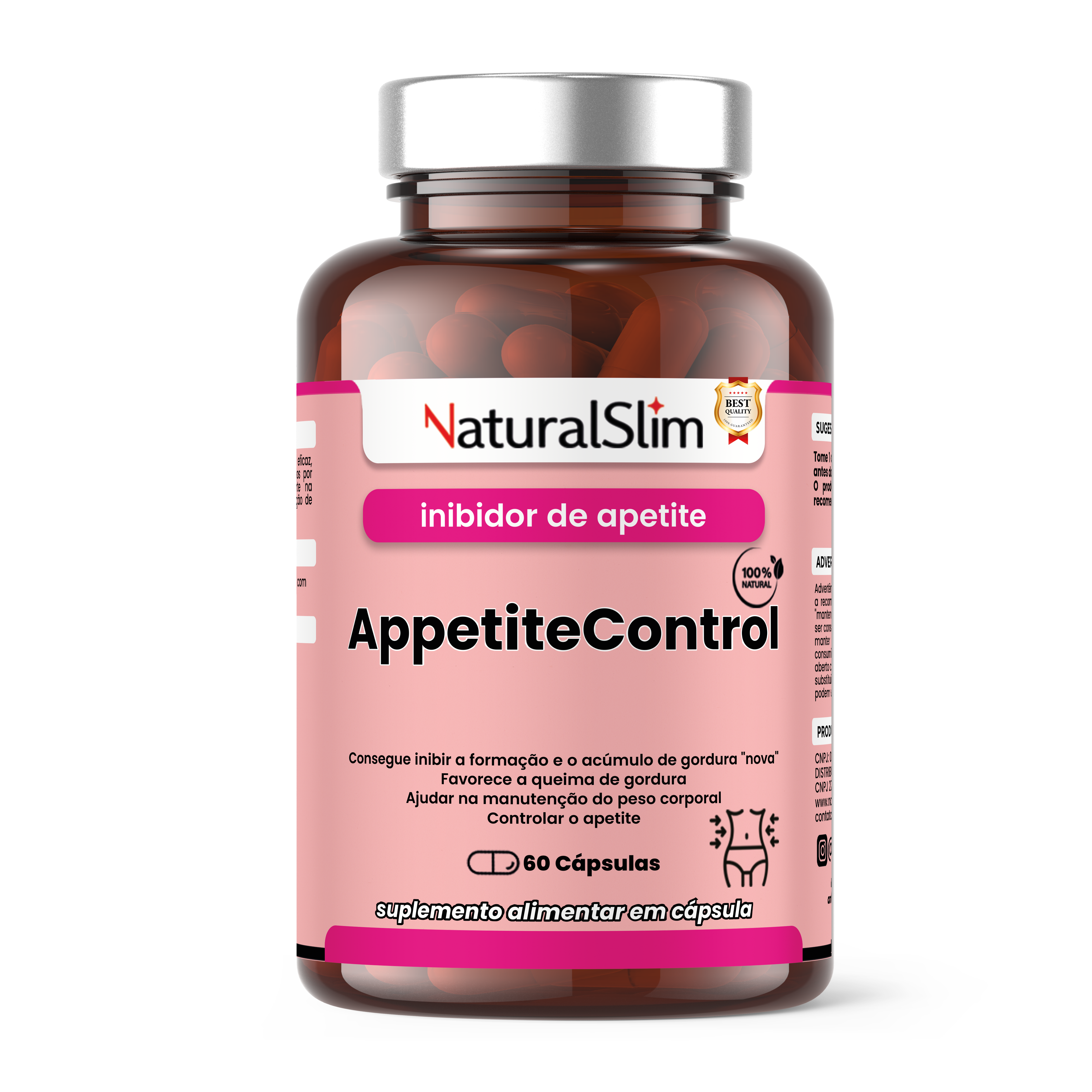 AppetiteControl 60 Cápsulas NaturalSlim