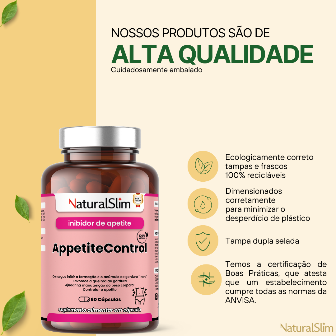 AppetiteControl 60 Cápsulas NaturalSlim