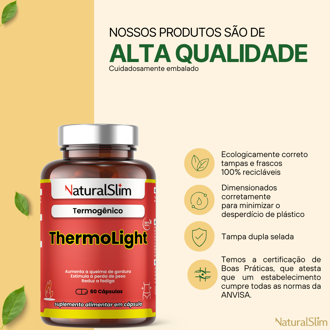 ThermoLight Termogênico 60 Cápsulas NaturalSlim