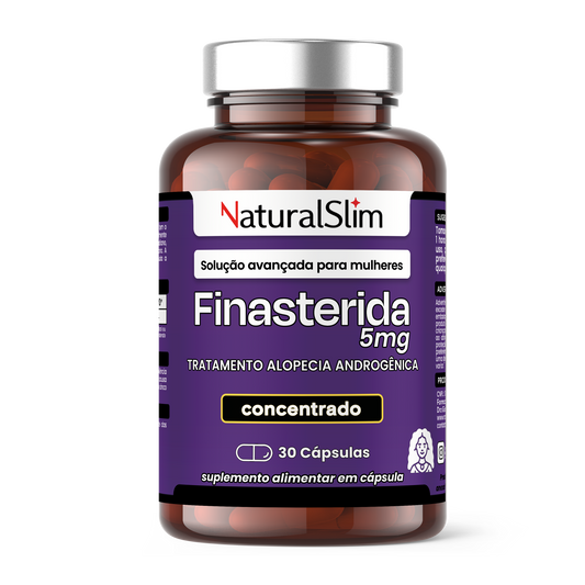 Finasterida Oral 5mg Feminino NaturalSlim 60 Cápsulas