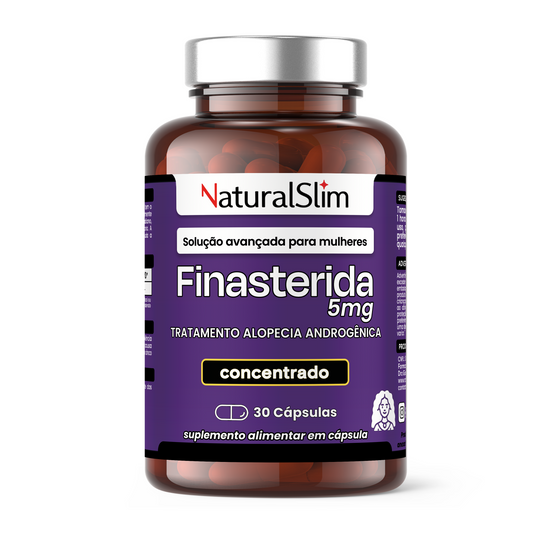 Finasterida Oral 5mg Feminino NaturalSlim 60 Cápsulas