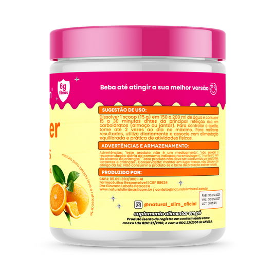 Daily Fiber Suplemento Diário 450 Gramas Laranja Natural Slim